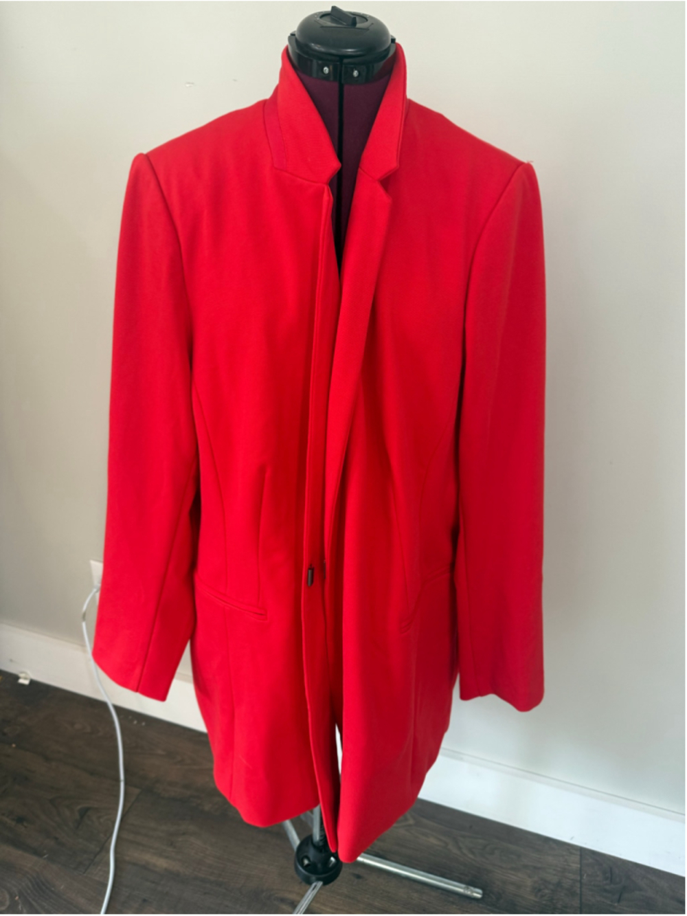New Lane Bryant Red Plus Size Blazer Jacket 24